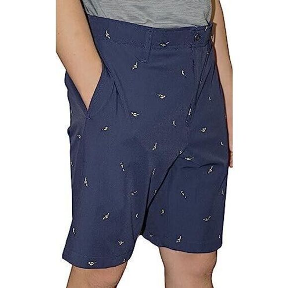 Under Armour 1377303 410 Men's Sz 38 Navy Blue UA Storm Golf Printed Shorts - Picture 10 of 10